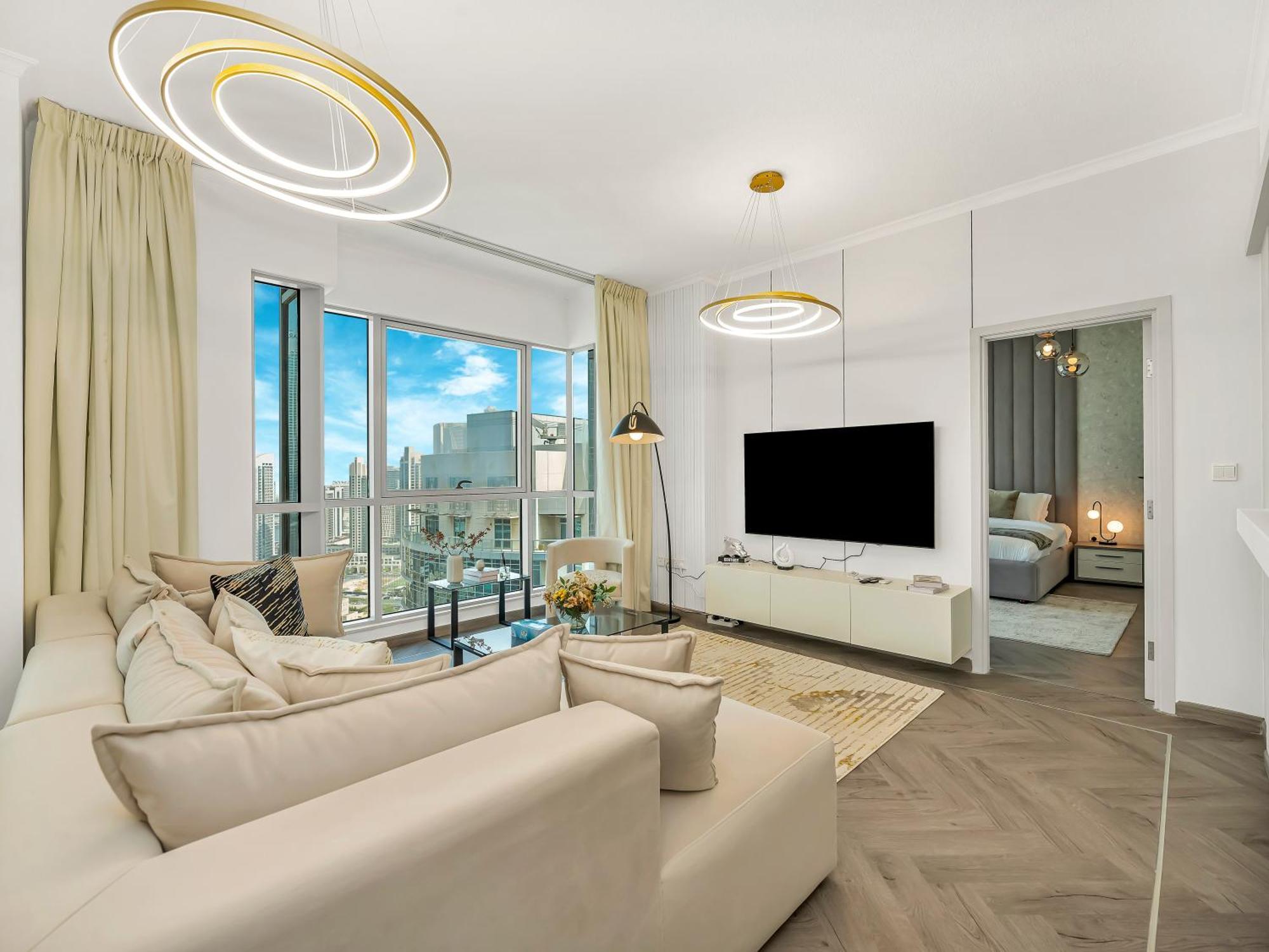 Luxe 4 Bedroom I Burj Khalifa & Fountain Views I Free Gym, Pool, Parking, Wi-fi And Ps5 I By Skyline Serenity * Dubaï